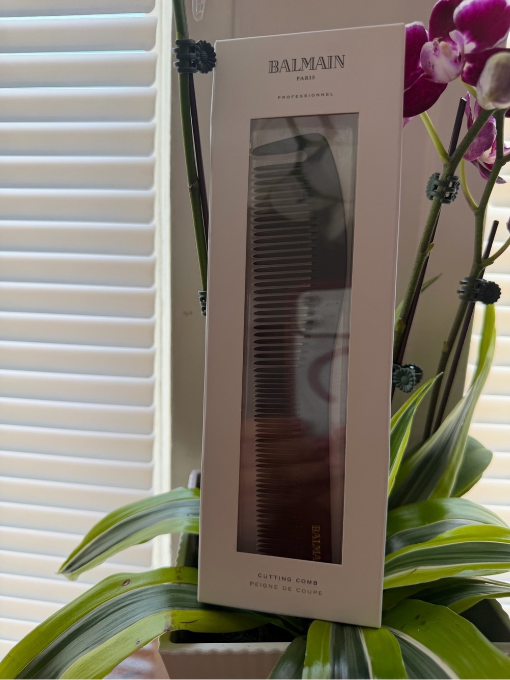 Balmain Men's Cutting Comb - Dark Brown and Black